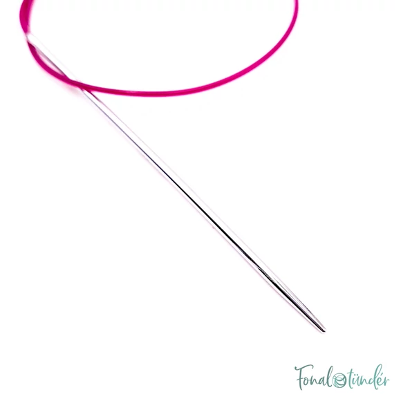 KnitPro Nova Metal - fix körkötőtű - fixed circular needle - 40cm - 2mm