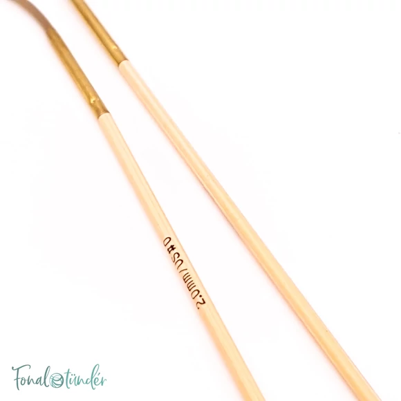 Addi CrasyTrio Bamboo - flexible double pointed needle set - flexibilis bambusz tűkészlet - 24cm - 2mm
