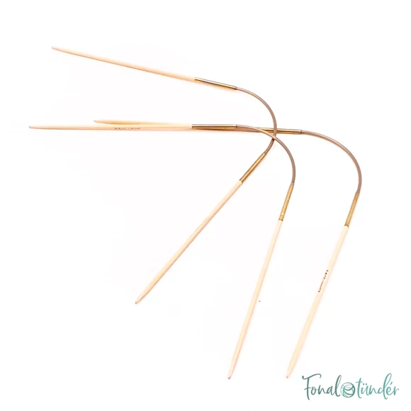 Addi CrasyTrio Bamboo - flexible double pointed needle set - flexibilis bambusz tűkészlet - 24cm - 2mm