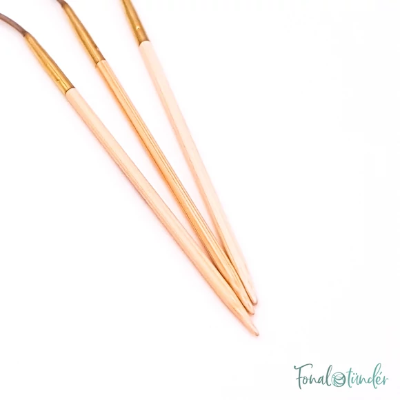 Addi CrasyTrio Bamboo - flexible double pointed needle set - flexibilis bambusz tűkészlet - 24cm - 3mm