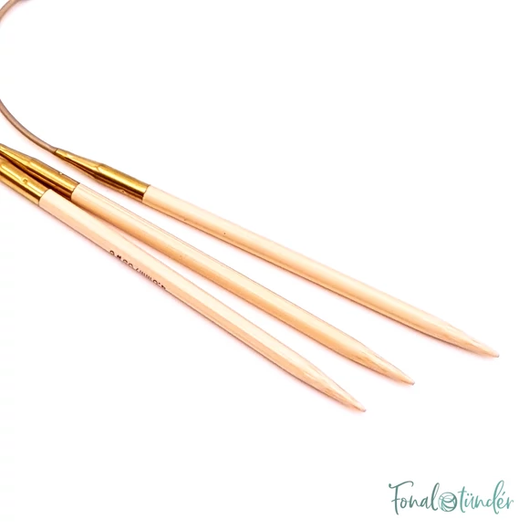 Addi CrasyTrio Bamboo - flexible double pointed needle set - flexibilis bambusz tűkészlet - 24cm - 4mm