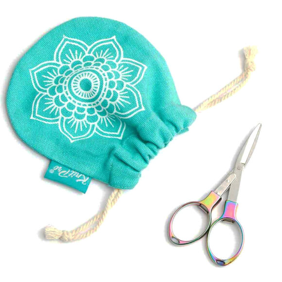 KnitPro MINDFUL Szivrvány összecsukható olló - rainbow folding scissors