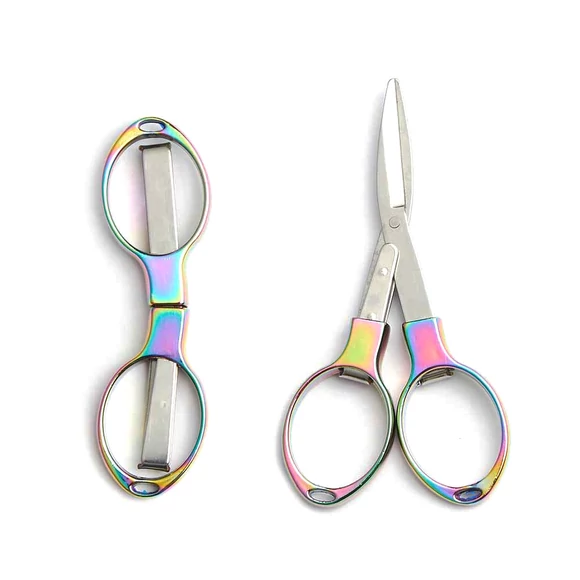 KnitPro MINDFUL Szivrvány összecsukható olló - rainbow folding scissors