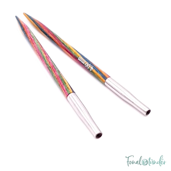 KnitPro Symfonie - extra rövid körkötőtű fej - extra short knitting needle tip - 4mm