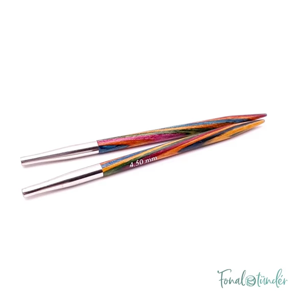 KnitPro Symfonie - extra rövid körkötőtű fej - extra short knitting needle tip - 4.5mm