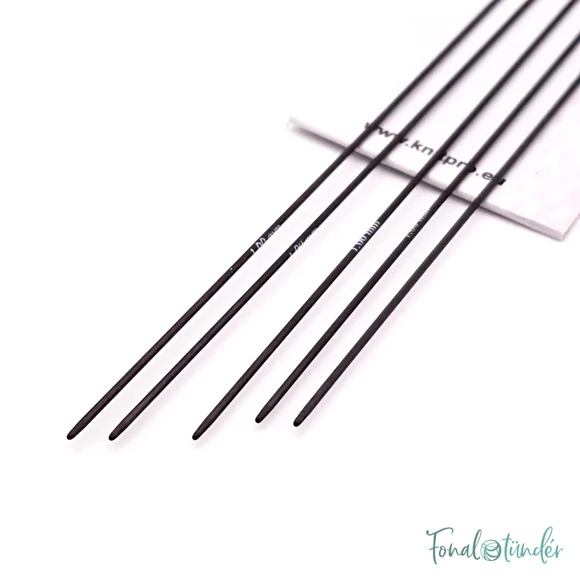 KnitPro Karbonz - karbonszálas zoknikötőtű - knitting needle - 20cm - 1mm
