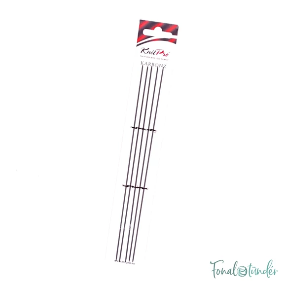KnitPro Karbonz - karbonszálas zoknikötőtű - knitting needle - 20cm - 1.25mm