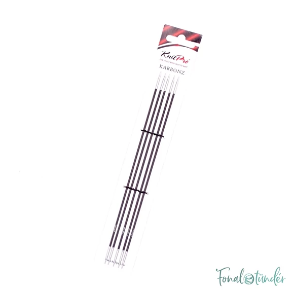 KnitPro Karbonz - karbonszálas zoknikötőtű - knitting needle - 20cm - 2mm