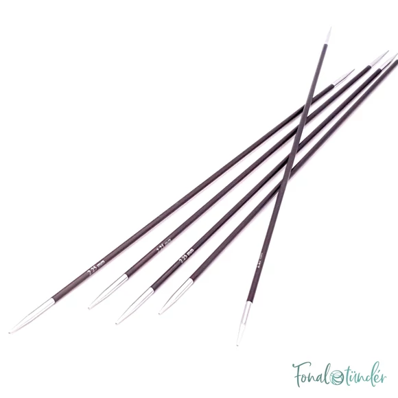 KnitPro Karbonz - karbonszálas zoknikötőtű - knitting needle - 20cm - 2.25mm