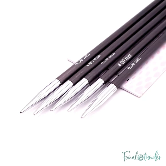 KnitPro Karbonz - karbonszálas zoknikötőtű - knitting needle - 20cm - 4mm