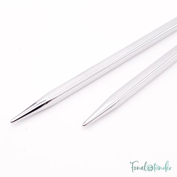 KnitPro Nova Cubics - szögletes fém körkötőtű fej - knitting needle tip - 4mm