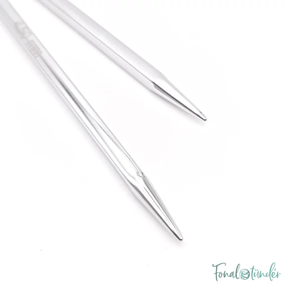 KnitPro Nova Cubics - szögletes fém körkötőtű fej - knitting needle tip - 4.5mm