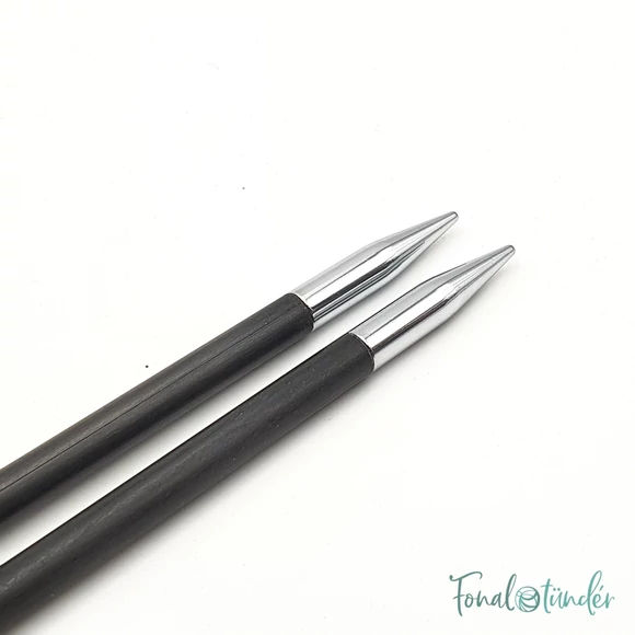 KnitPro Karbonz - egyenes kötőtű - single-pointed knitting needle - 25cm - 4.5mm