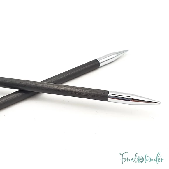 KnitPro Karbonz - egyenes kötőtű - single-pointed knitting needle - 25cm - 5mm