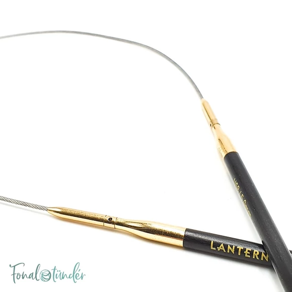 KnitPro Lantern Moon swivel cable - csapágyas acél kábel kötéshez horgoláshoz - 94cm