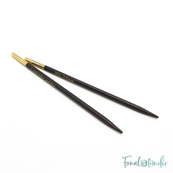 KnitPro Lantern Moon - ébenfa körkötőtű fej - knitting needle tip - 3.5mm