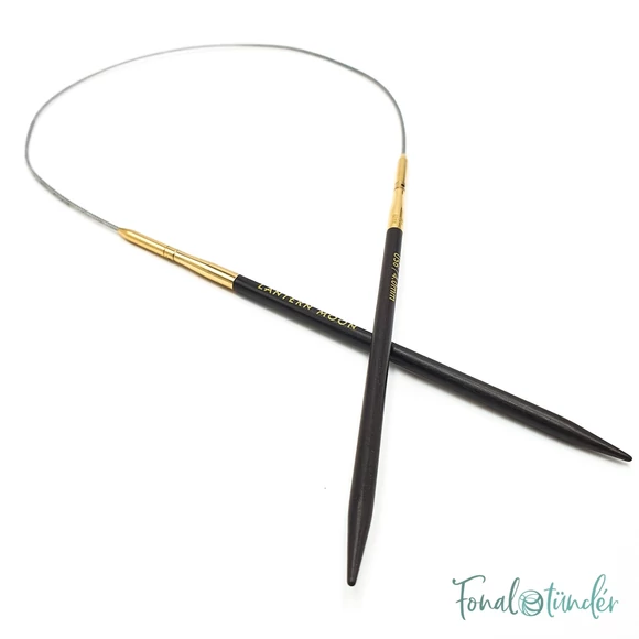 KnitPro Lantern Moon - ébenfa körkötőtű fej - knitting needle tip - 4mm