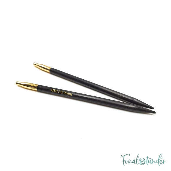 KnitPro Lantern Moon - ébenfa körkötőtű fej - knitting needle tip - 5mm