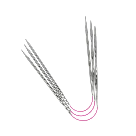 Addi CrasyTrio Unicorn knitting needle set - flexibilis zoknikötő tűkészlet - 30cm - 2mm