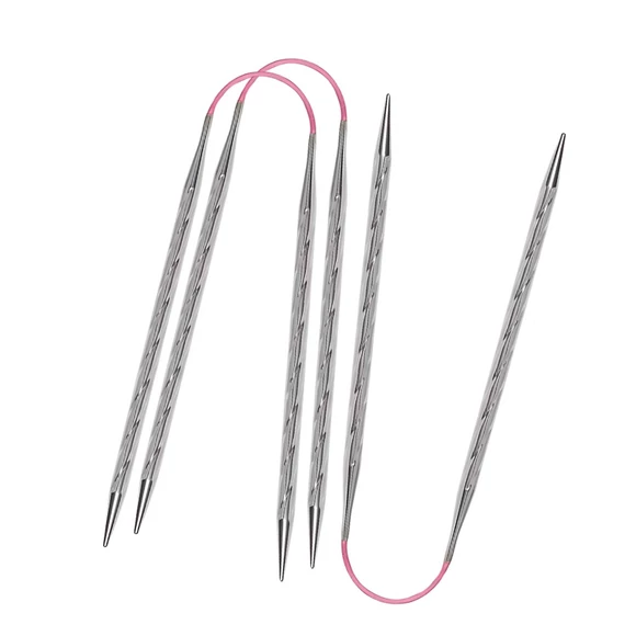 Addi CrasyTrio Unicorn knitting needle set - flexibilis zoknikötő tűkészlet - 30cm - 2mm