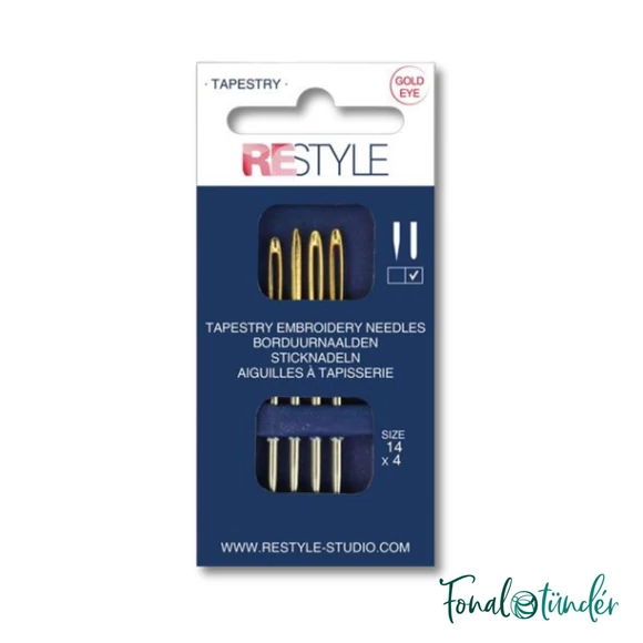 Restyle Goblein hímzőtű készlet - tapestry needle set - 4db