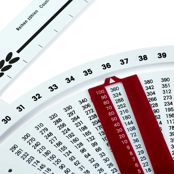 Prym - sor- és szemszámoló vonalzó és kalkulátor - counting frame and calculator