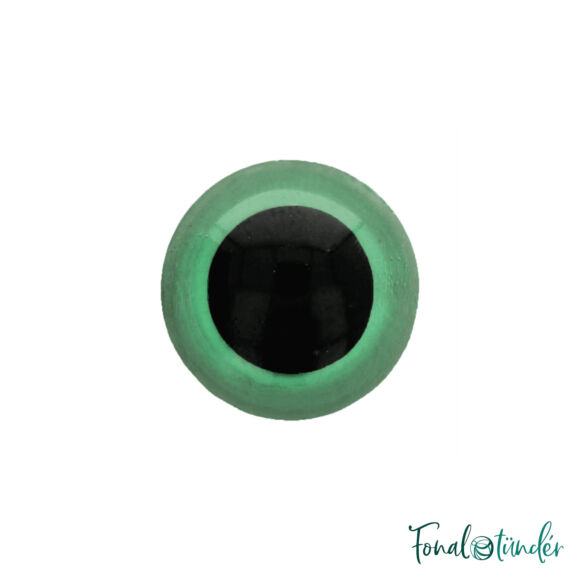 zöld baba/figura szemek - biztonsági - green safety eyes -10mm