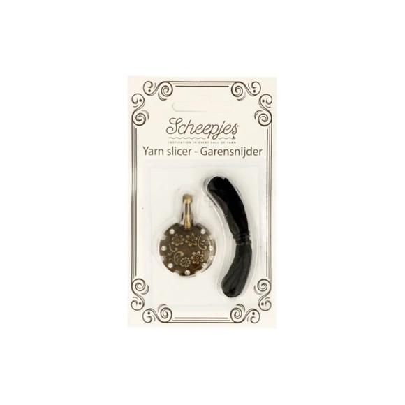 Scheepjes Yarn Slicer Nacklace - fonalvágó nyaklánc - bronz