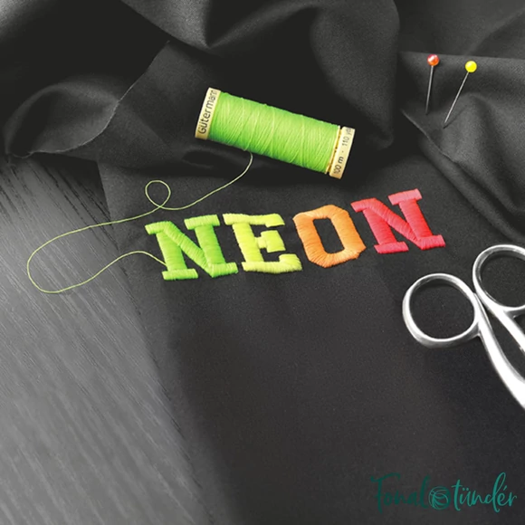 Gütermann Neon - neon dekor varrócérna készlet
