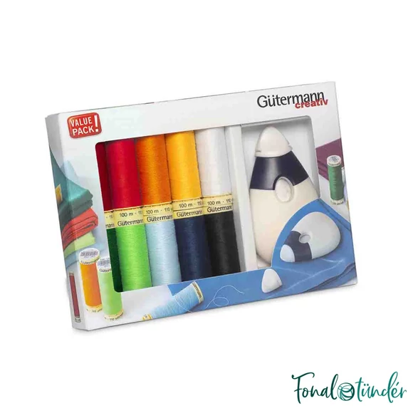 Gütermann sew thread set - with Prym chalk wheel