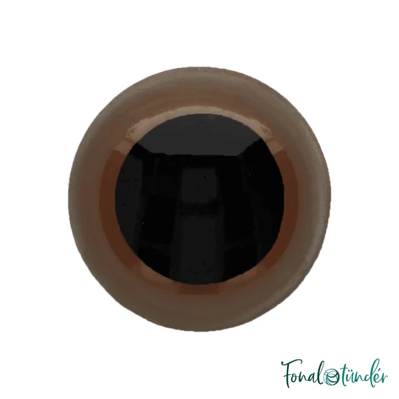 Barna baba/figura szemek - biztonsági - Brown safety eyes - 20mm
