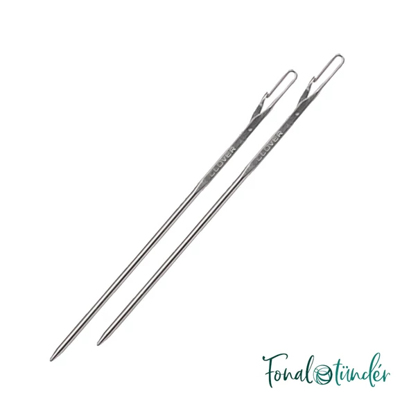 Clover - Darning needle set - gyapjúvarró tű készlet nyitható fejjel - 2db