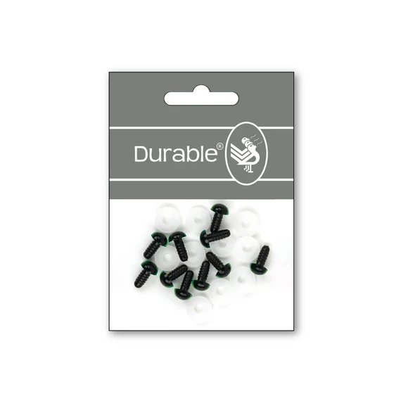 Zöld-Fekete baba/figura szemek - biztonsági - Green safety eyes -10mm