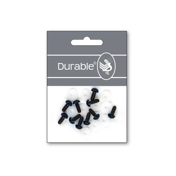 Kék - Fekete baba/figura szemek - biztonsági - Blue safety eyes -8mm