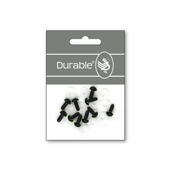 Zöld-Fekete baba/figura szemek - biztonsági - Green safety eyes -8mm