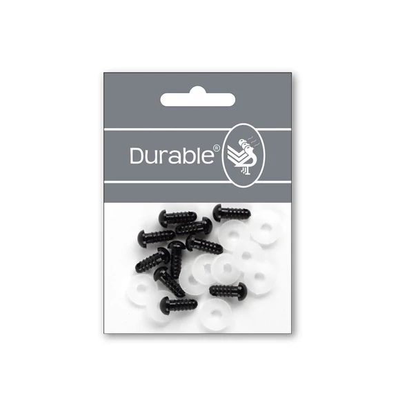 Fekete baba/figura szemek - biztonsági - Black safety eyes - 8mm