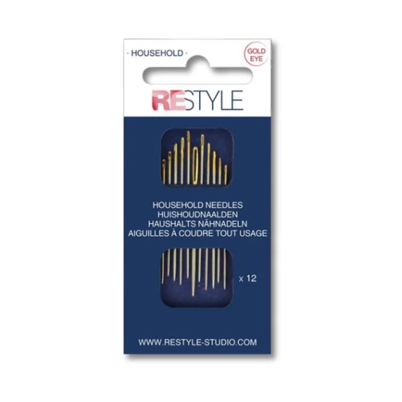Restyle Household - háztartási varrótű készlet - needle set - 12db