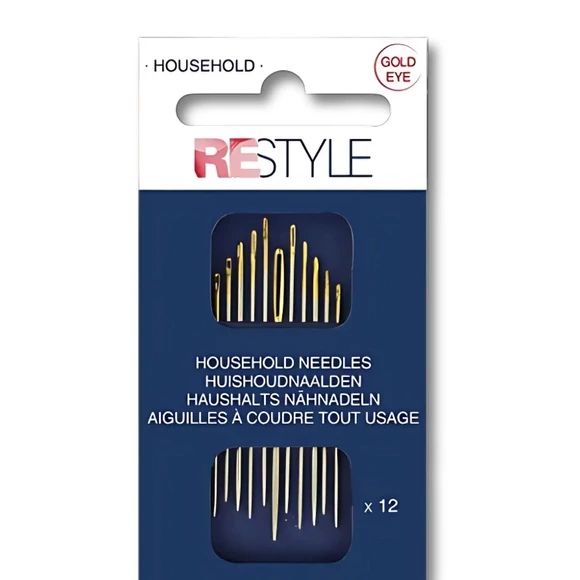 Restyle Household - háztartási varrótű készlet - needle set - 12db