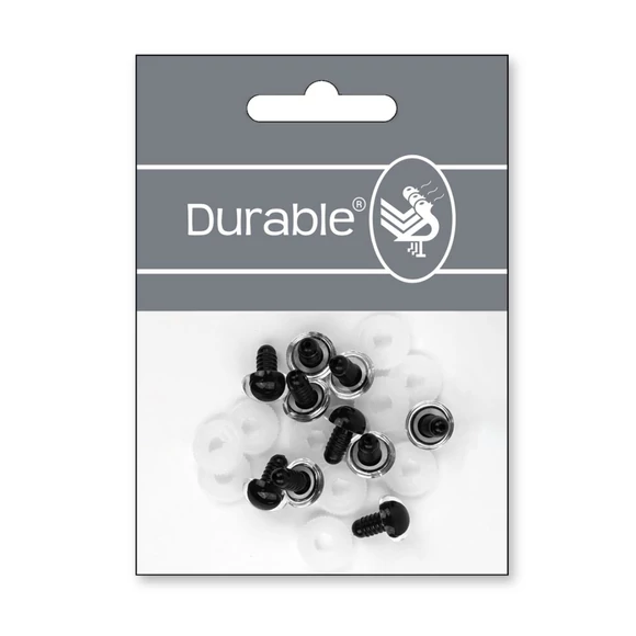 Áttetsző-Fekete baba/figura szemek - Transparent safety eyes - 15mm