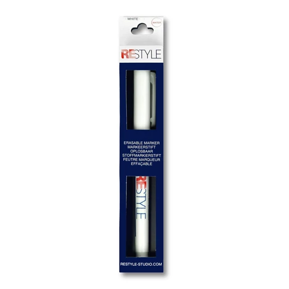 ReStyle White Water erasable marker - vízzel eltűnő fehér textil jelölő filc