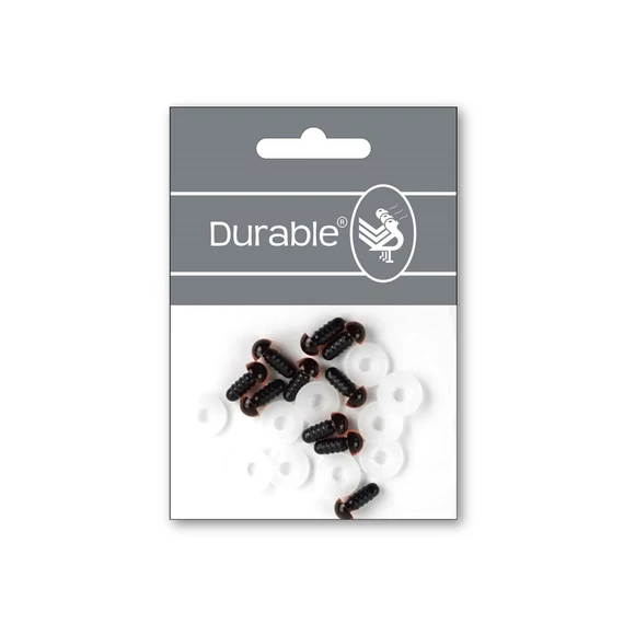 Barna-Fekete baba/figura szemek - biztonsági - Brown safety eyes -10mm