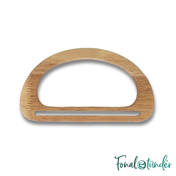 ReStyle wooden bag handle - beige  - íves fa táskafül - 17 x 9.5cm