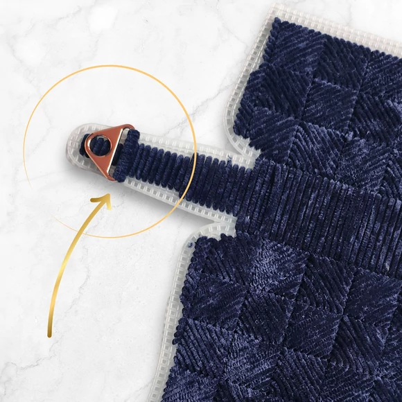 ReStyle D ring for bags - felvarrható fém rögzítőelem táskákhoz - 2db