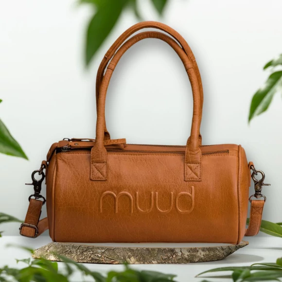 MUUD LDrew Mini Crossbody - bőr kézimunka táska - kötéshez, horgoláshoz