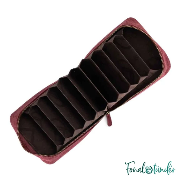 Della Q Circular Needle Case - Orange - Körkötőtű Tartó Táska - Narancssárga