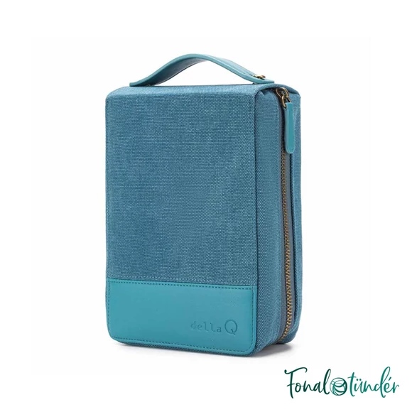 Della Q Circular Needle Case - Teal - Körkötőtű Tartó Táska - Türkiz