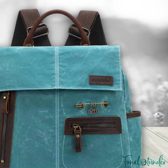 Della Q Makers Midi Backpack Teal - Fonaltartó Táska - Türkiz