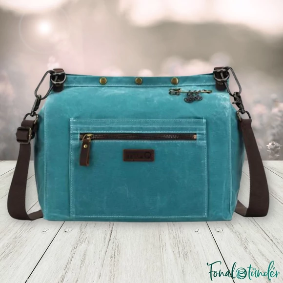Della Q 3-in-1 Makers Bag Teal - Fonaltartó Táska - Türkiz kék