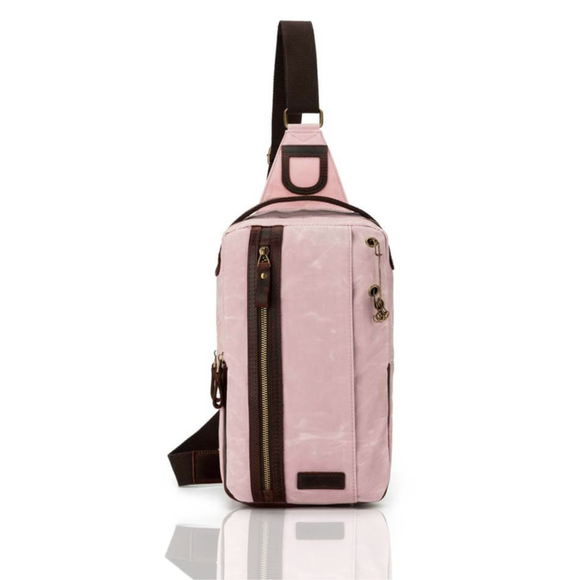 Della Q Mini Messenger Bag - Light Pink - Fonaltartó Válltáska - Világos Rózsaszín