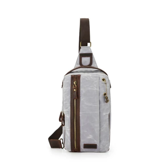 Della Q Mini Messenger Bag Gray - Fonaltartó Válltáska - Világos Szürke